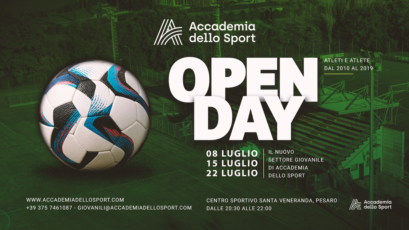 Un nuovo modo di fare settore giovanile a Pesaro: al via gli Open Day dell'Accademia dello Sport